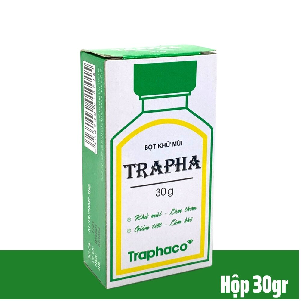 [HCM - Có sỉ] COMBO 10H TẶNG 1H - Bột Khử Mùi Trapha 30gr