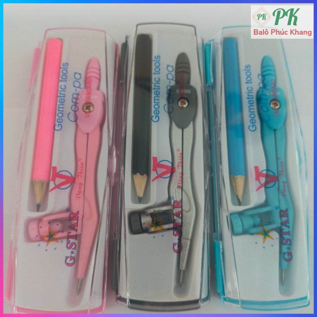 Combo 1Cây Compa và 1Bộ  Thước   Dẻo  Hình  Học
