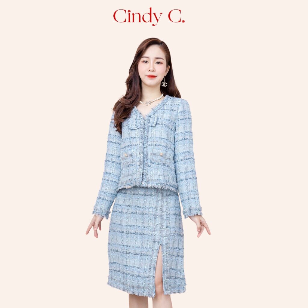 Sét áo chân váy dạ cao cấp M2