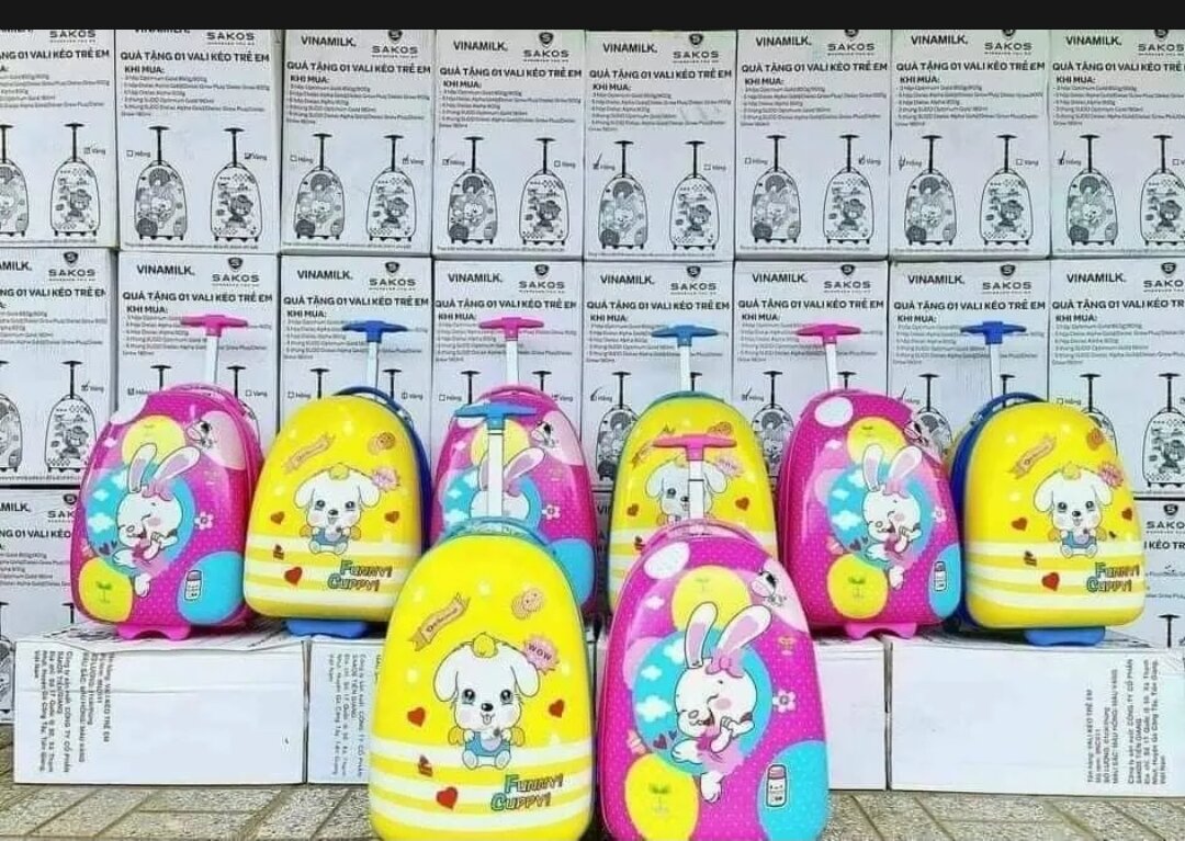 Balo Vali kéo Vinamilk cho Bé