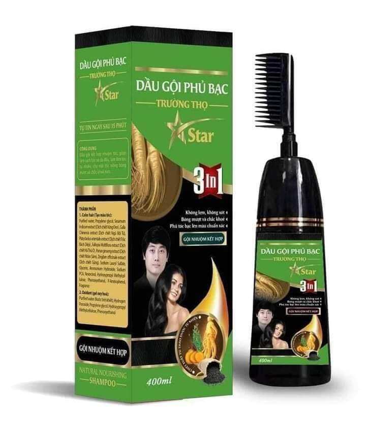 Dầu gội phủ bạc dạ thảo liên mẫu mới hộp 10 gói