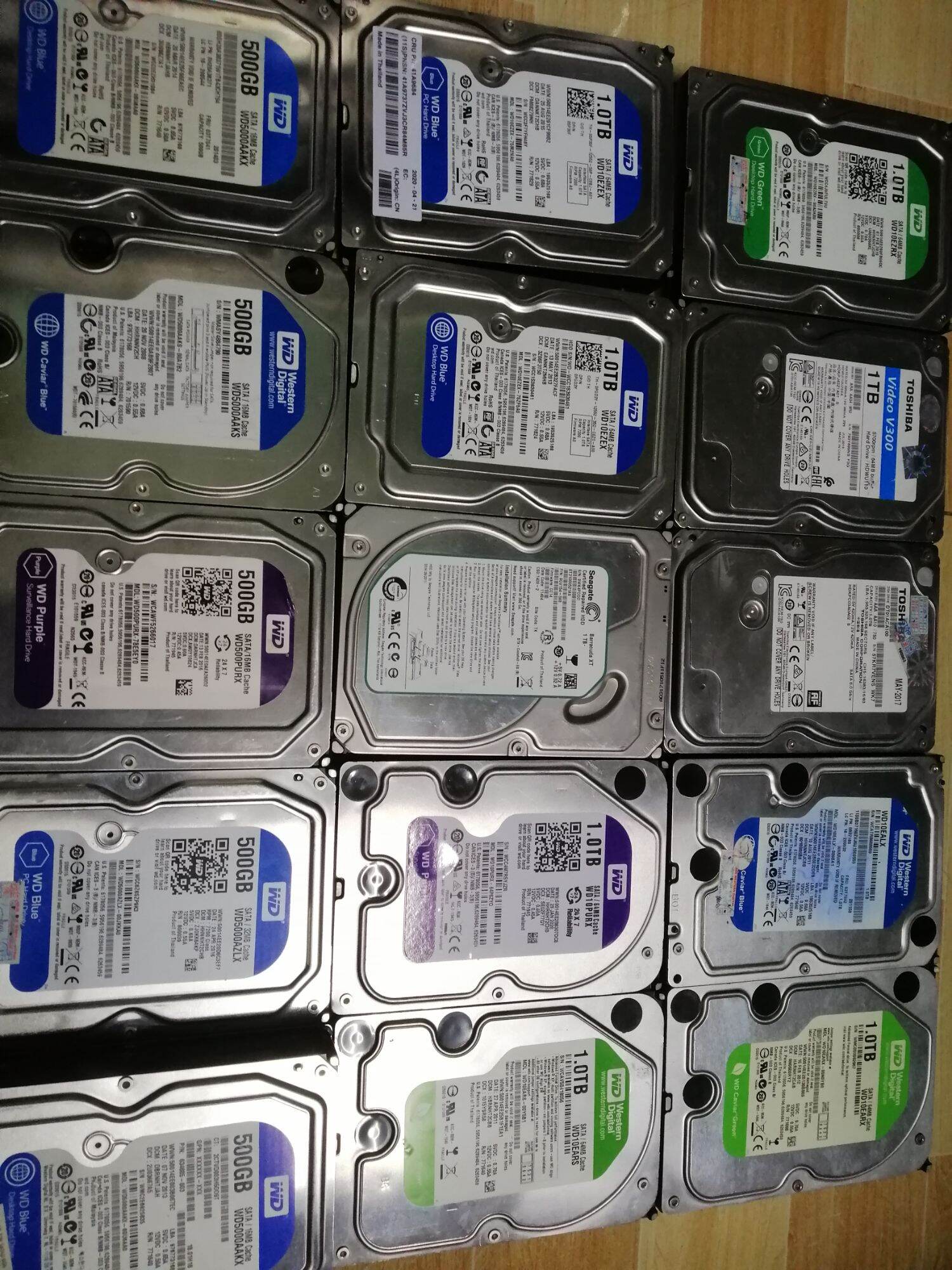 Ổ cứng saegate. Toshiba. WD 500gb đã qua sử dụng