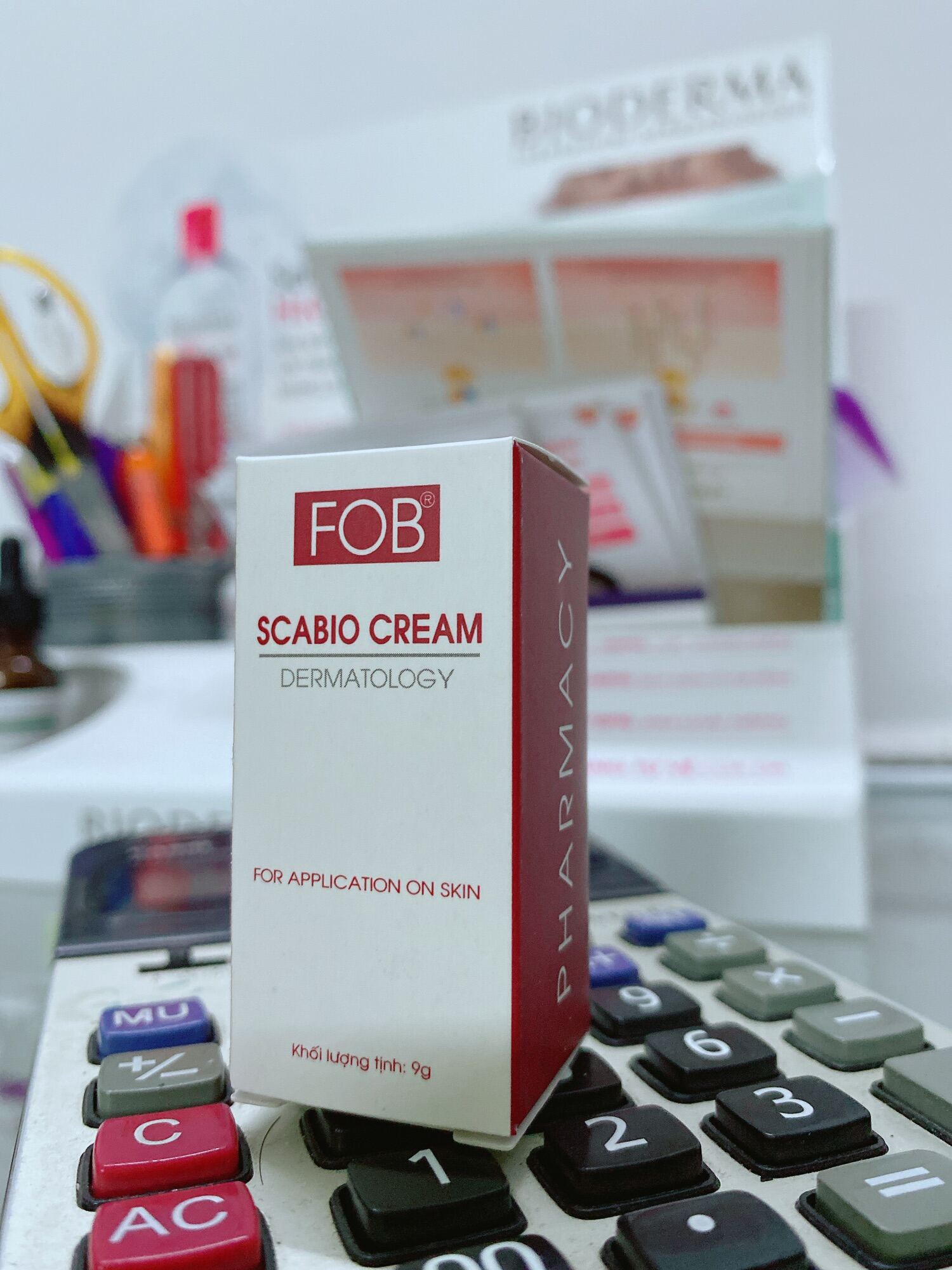 FOB SCABIO CREAM (Dermatology) - Làm lành ghẻ ngứa (9g)