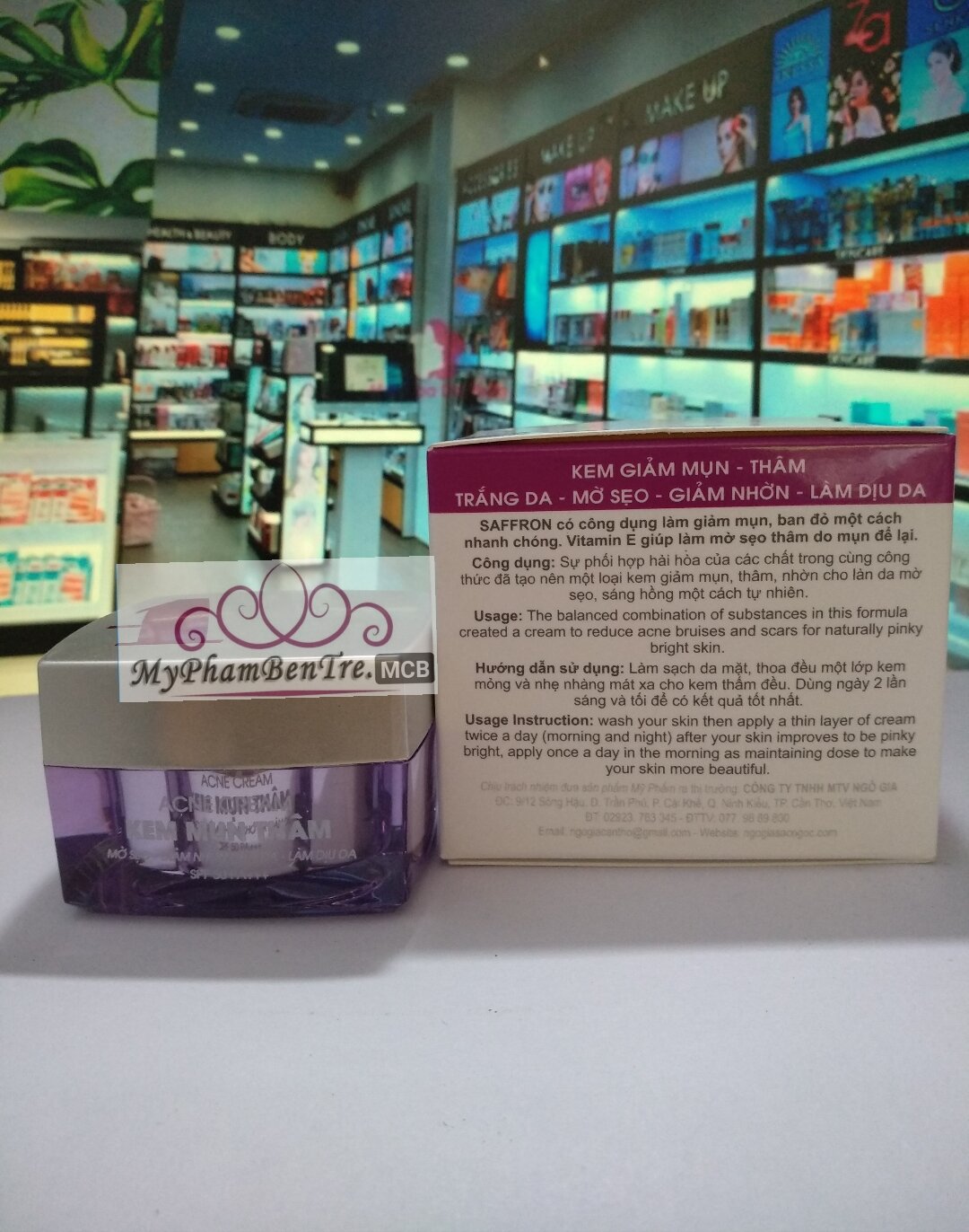 Kem Acne Alpharbutin mụn thâm U1 20g