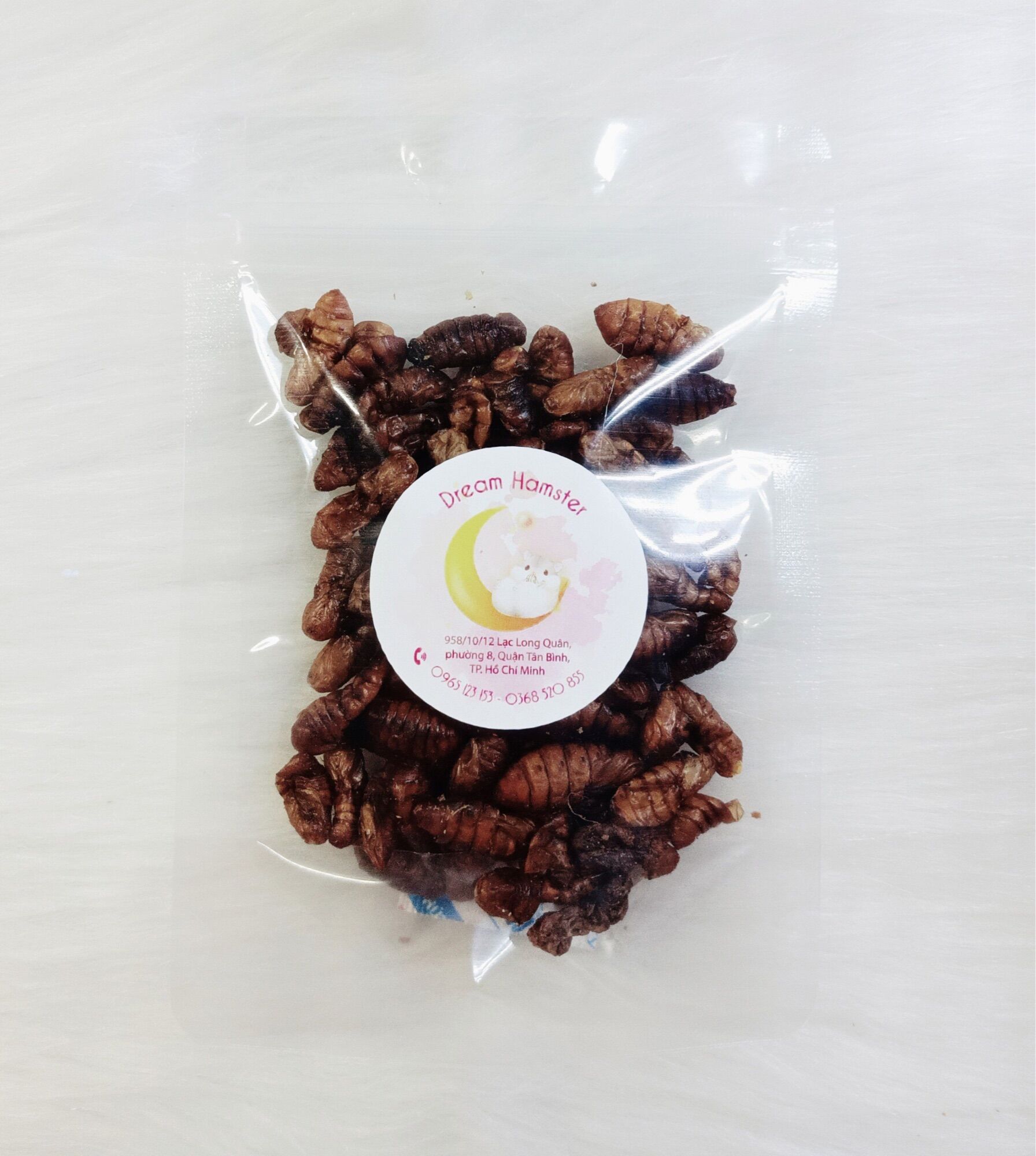 Nhộng tằm sấy cho hamster (20gr)