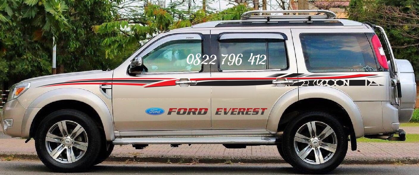 Tem dán sườn xe Ford Everest mẫu mới. Tem dán xe ford everest