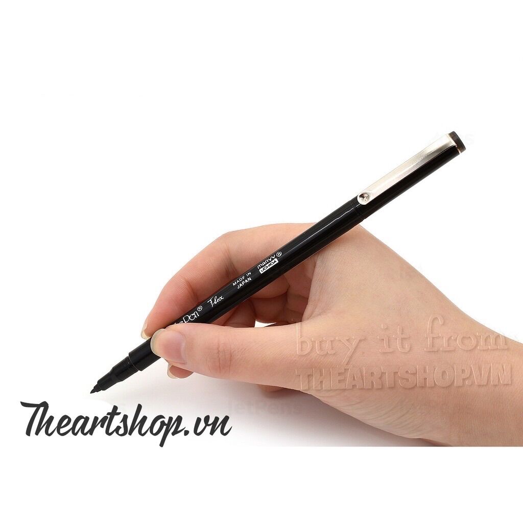 [THEARTSHOP] Bút đầu cọ thư pháp Marvy Lepen flex 4800 brush
