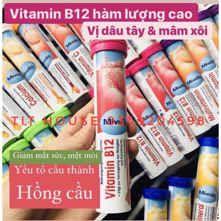 Viên C sủi Mivolis Đức ống 20 viên
