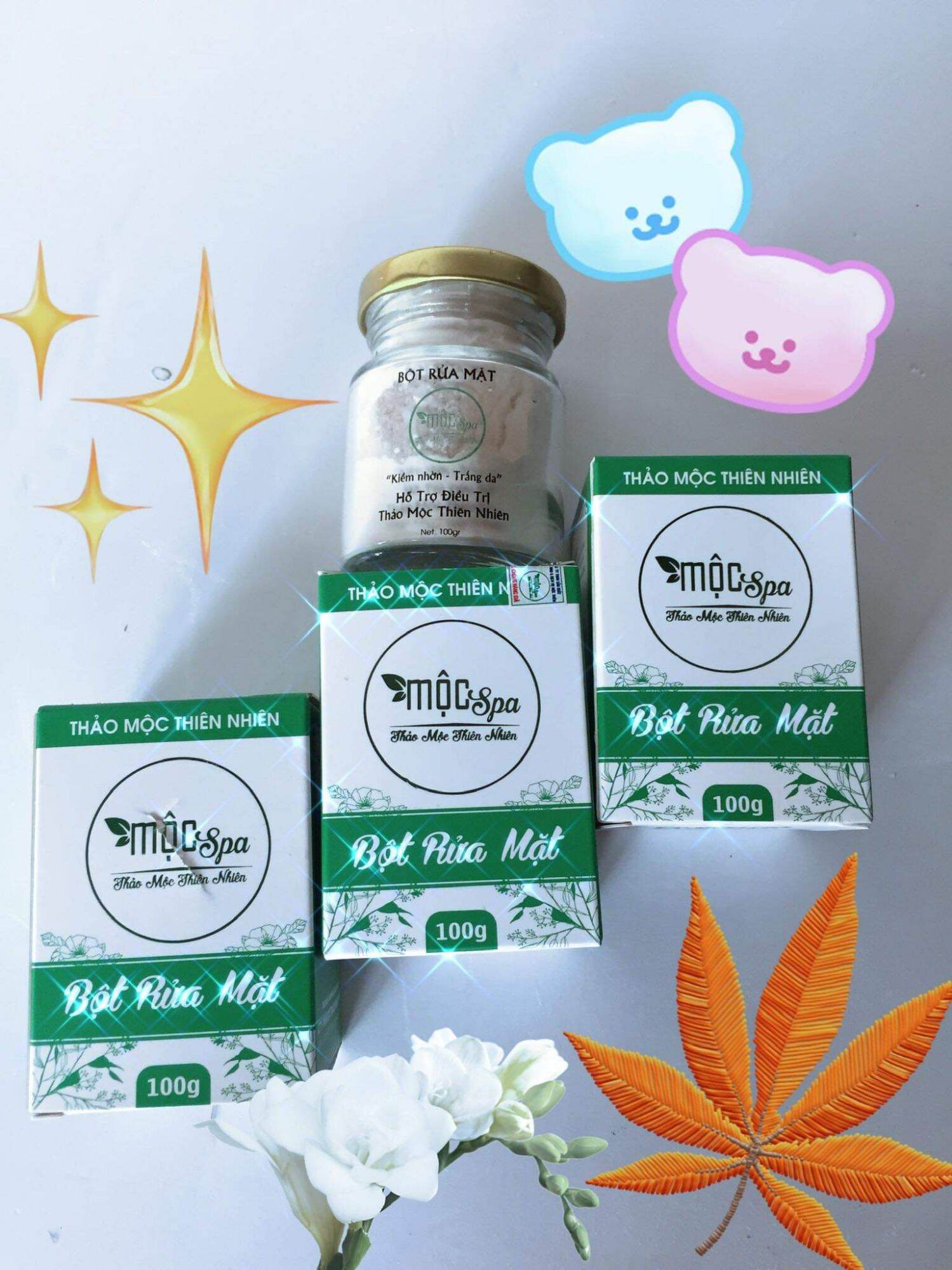bột rửa mặt