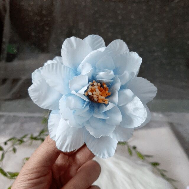 Kẹp tóc càng cua đính hoa