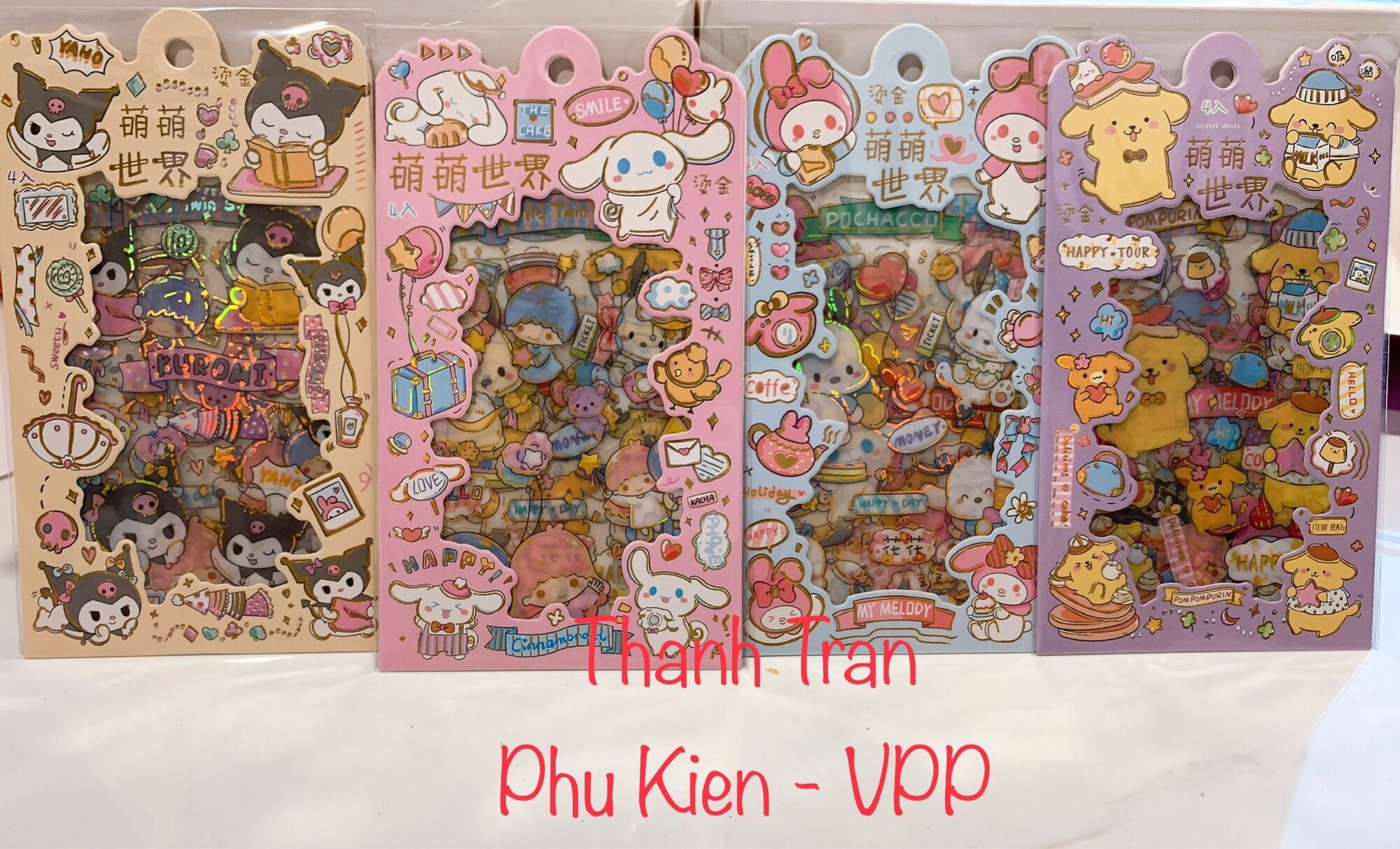 Sticker bộ 4 tấm (shop giao mẫu ngẫu nhiên)