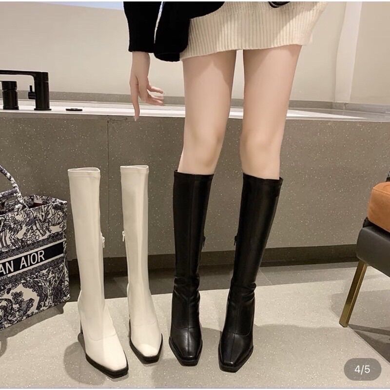 Boot đùi 7p nữ da mềm mẫu mới 2021