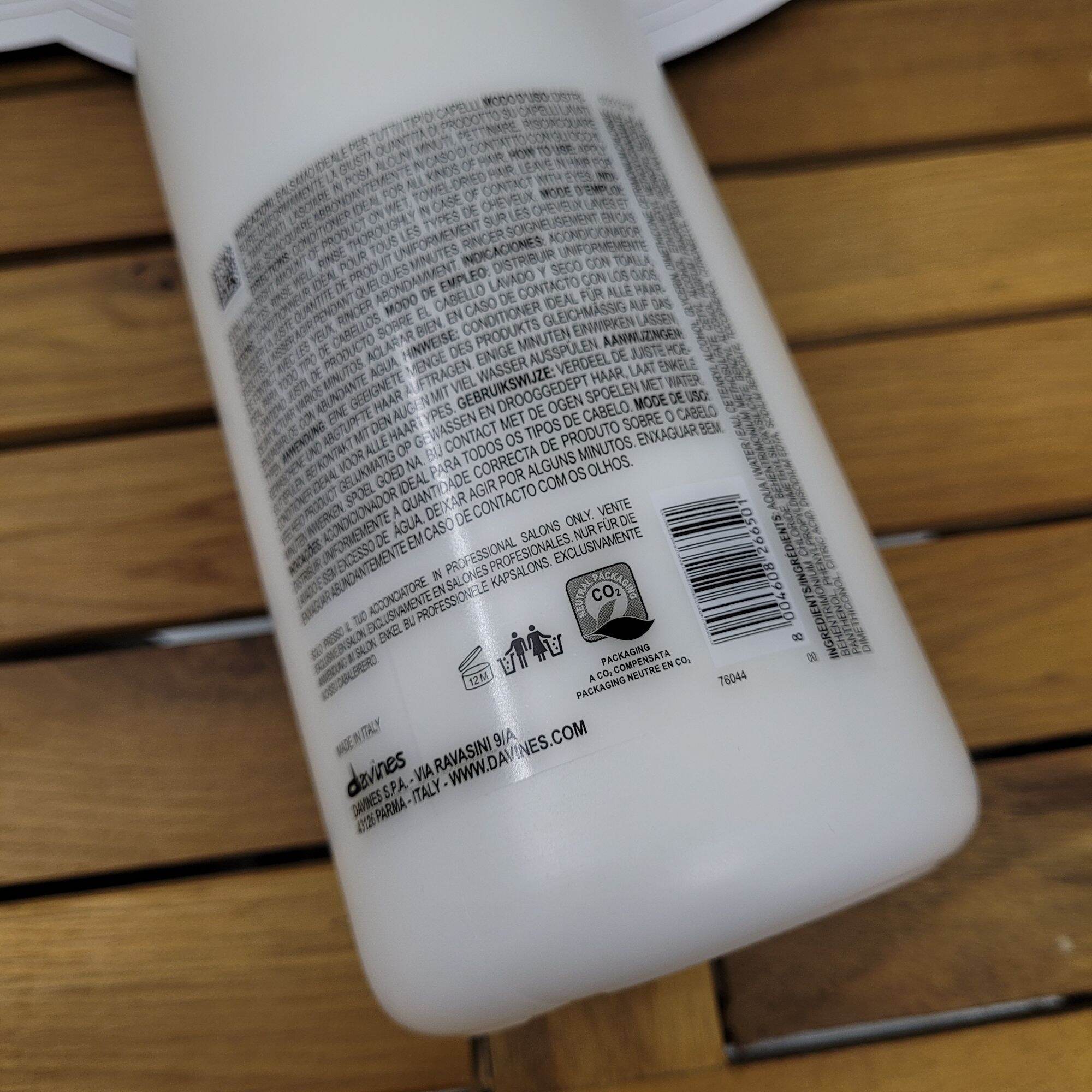 DẦU GỘI/XẢ DAVINES OI ABSOLUTE SUÔN MƯỢT 1000ML