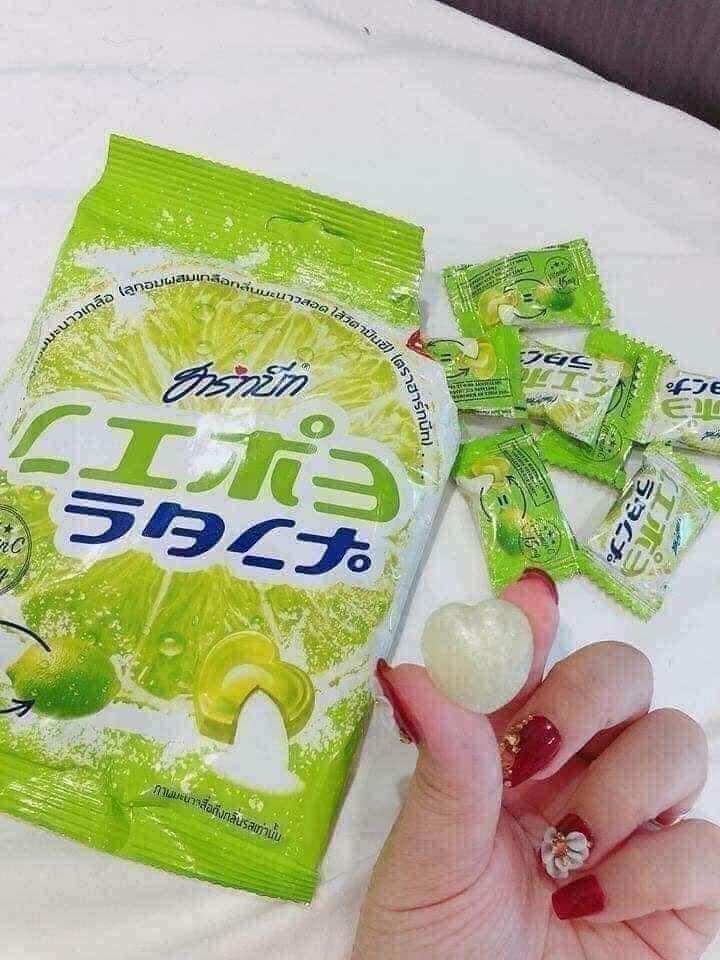 Set 4 gói kẹo chanh muối thái lan