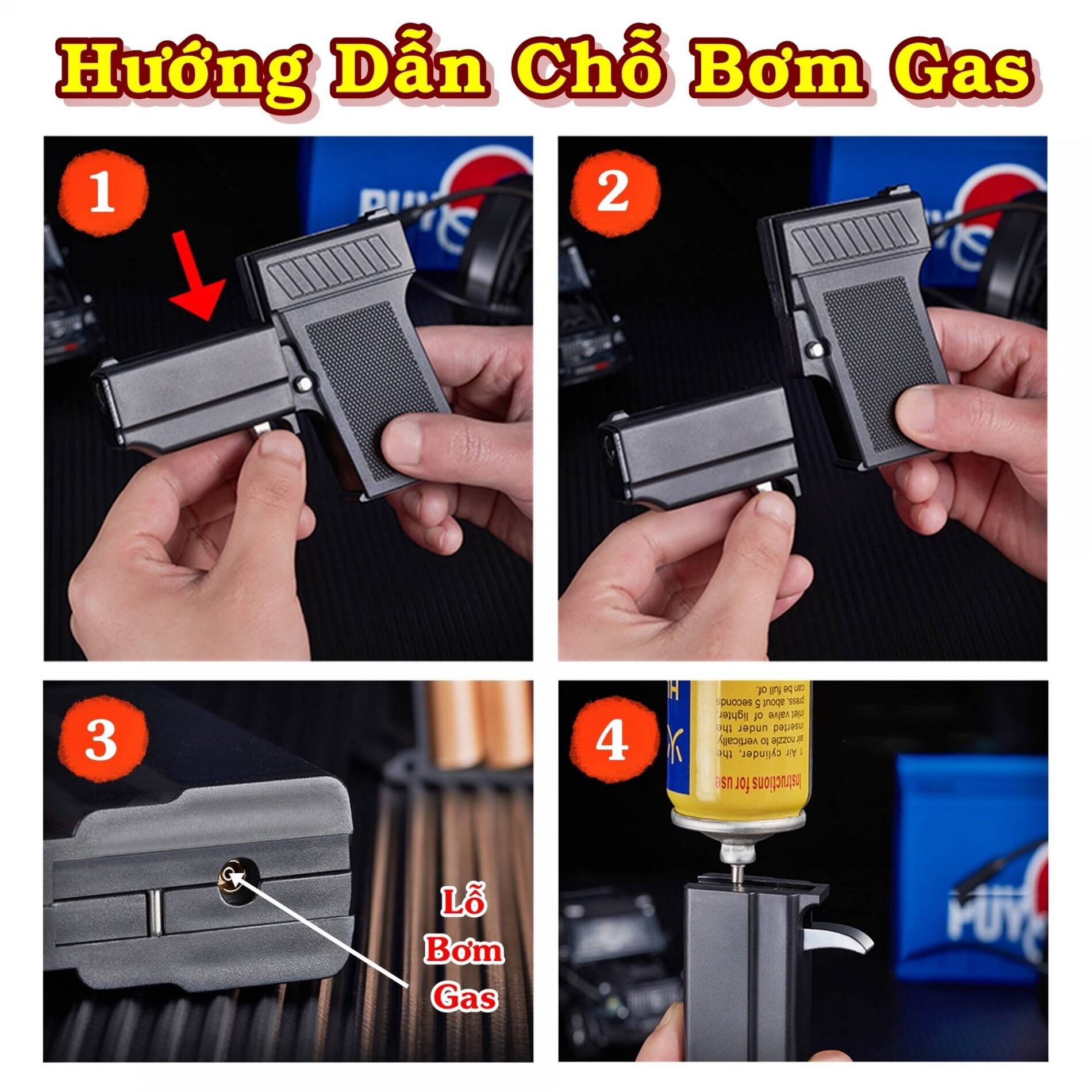Bật lửa hộp đựng thuốc M910 8 điếu