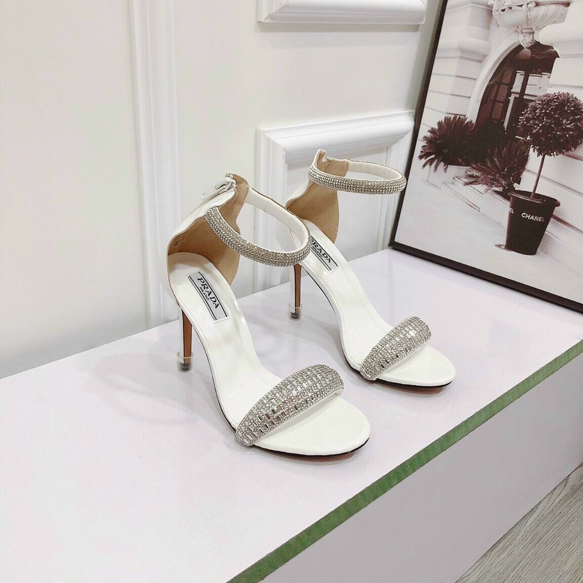 Sandal bản xoàn gót nhọn 9cm