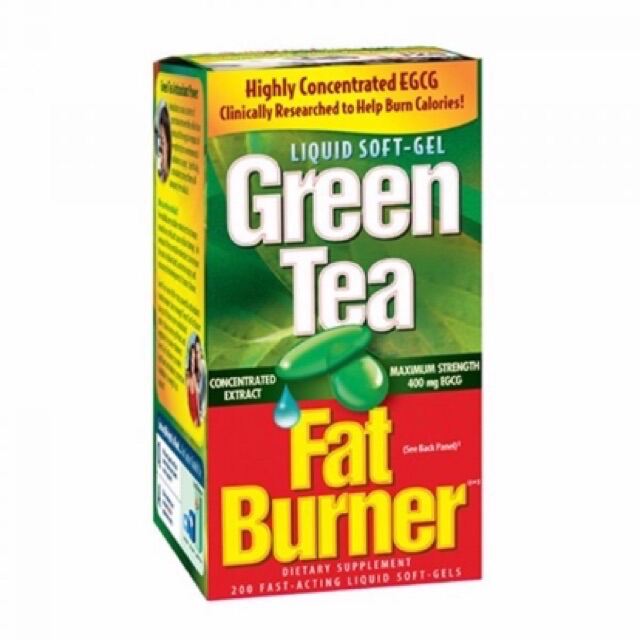 HCMGreen Tea Fat Burner 400mg 200 viên của Mỹ Giảm cân Trà Xanh HSD 2024