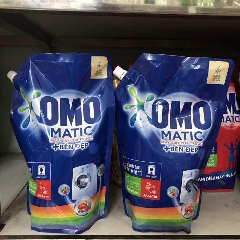 Nước giặt omo matic 2kg8 máy giặt cửa trước