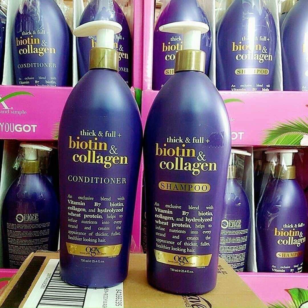 dầu gội + dầu xả Biotin