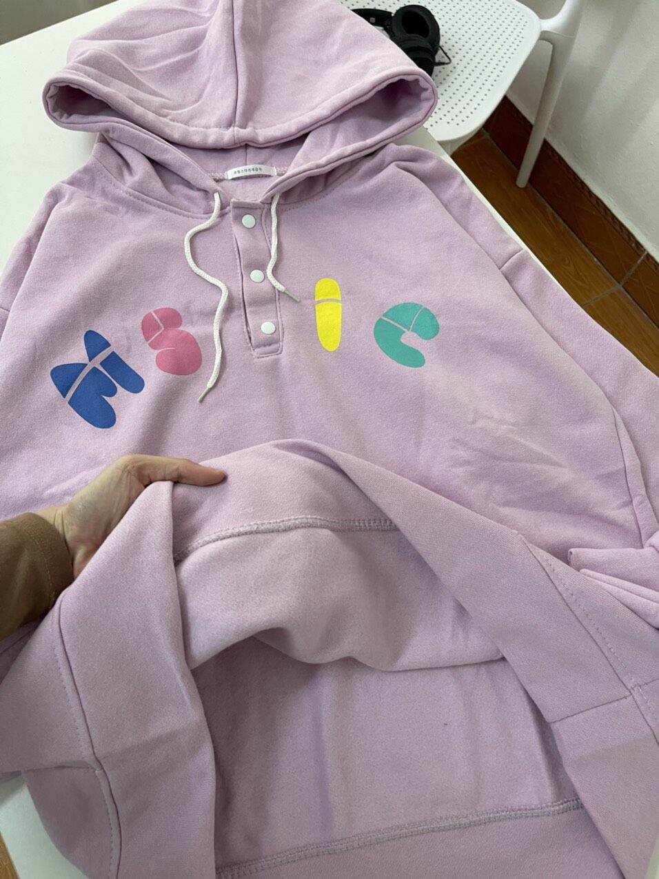 (mũ 2 lớp/túi zip) Áo hoodie local brand MSIC form rộng
