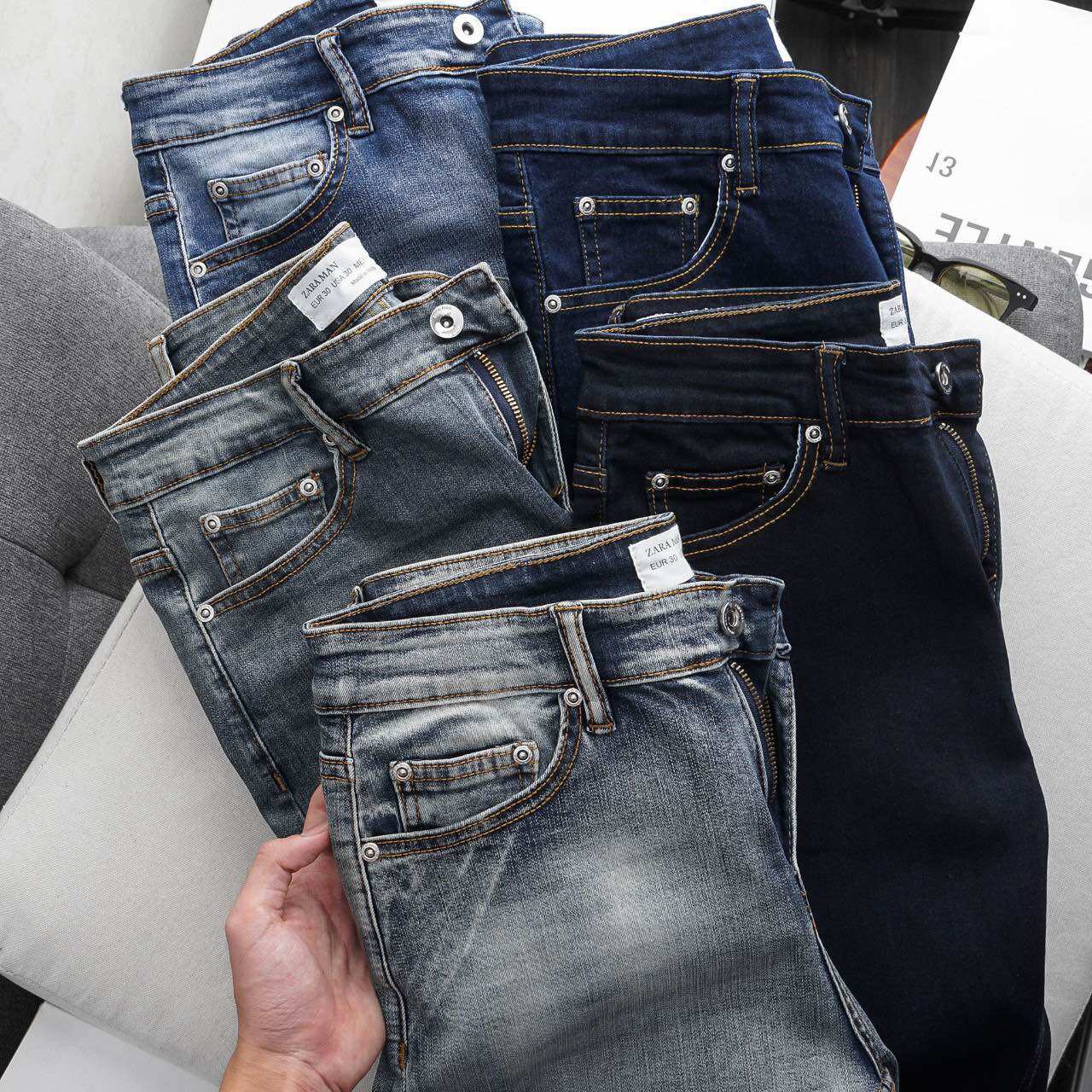 Quần jean nam lẻ size nhiều màu