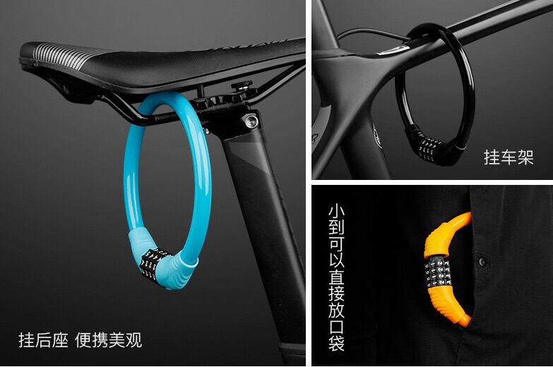 Khoá 4 số cho xe đạp + xe máy đổi được mã