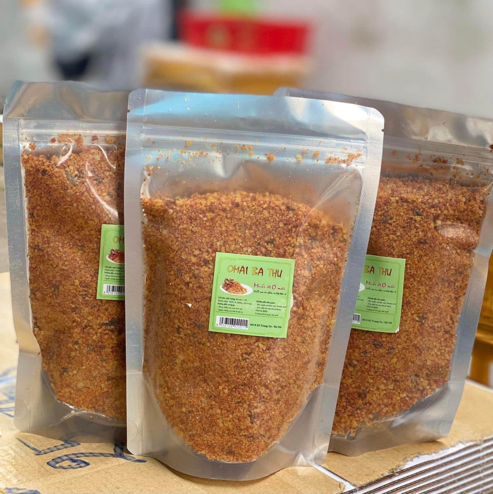 Muối omai Bà Thu túi 500 gram