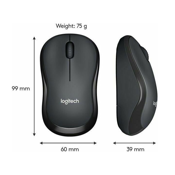 Chuột Máy Tính Không Dây Logitech M220 Không Tiếng Ồn Cao Cấp .