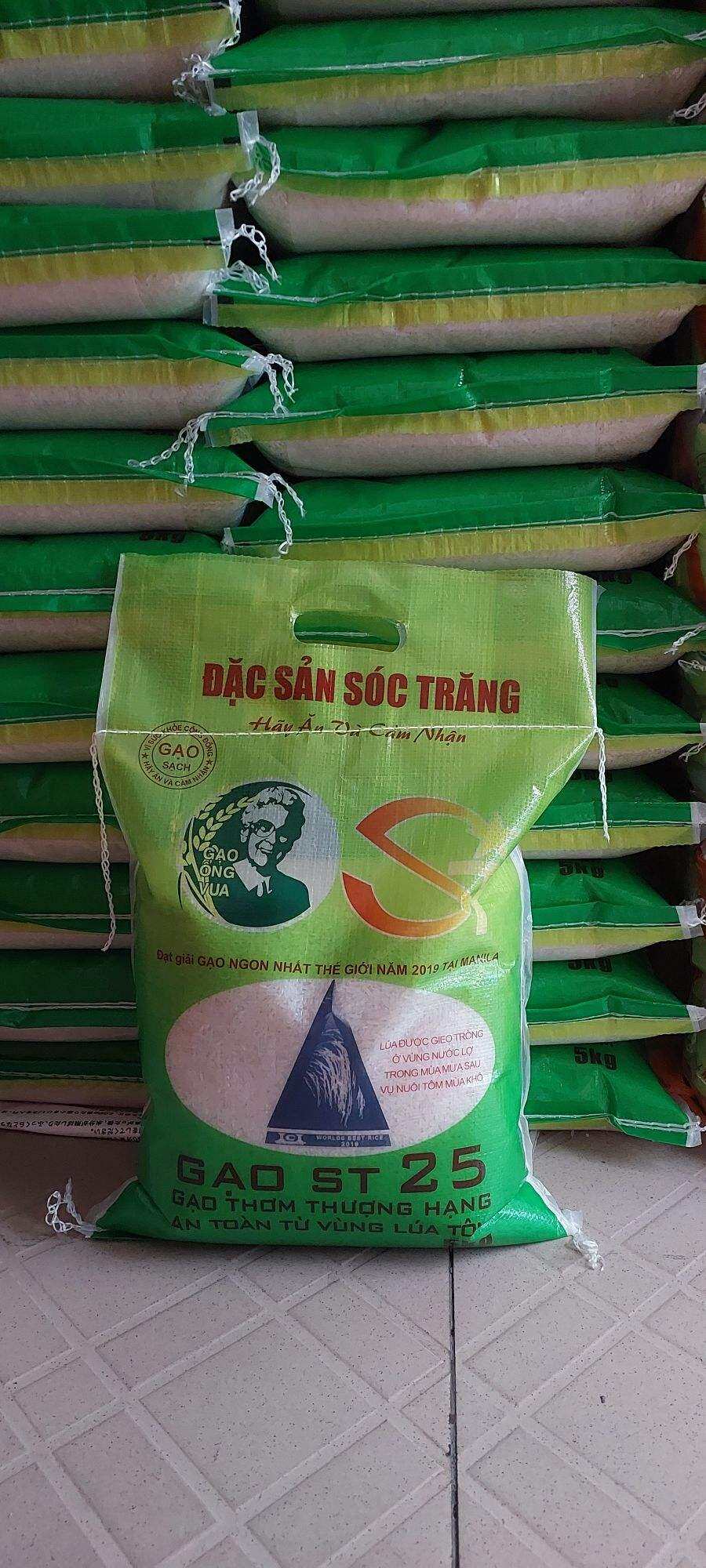 5kg gạo  St25 dẻo thơm