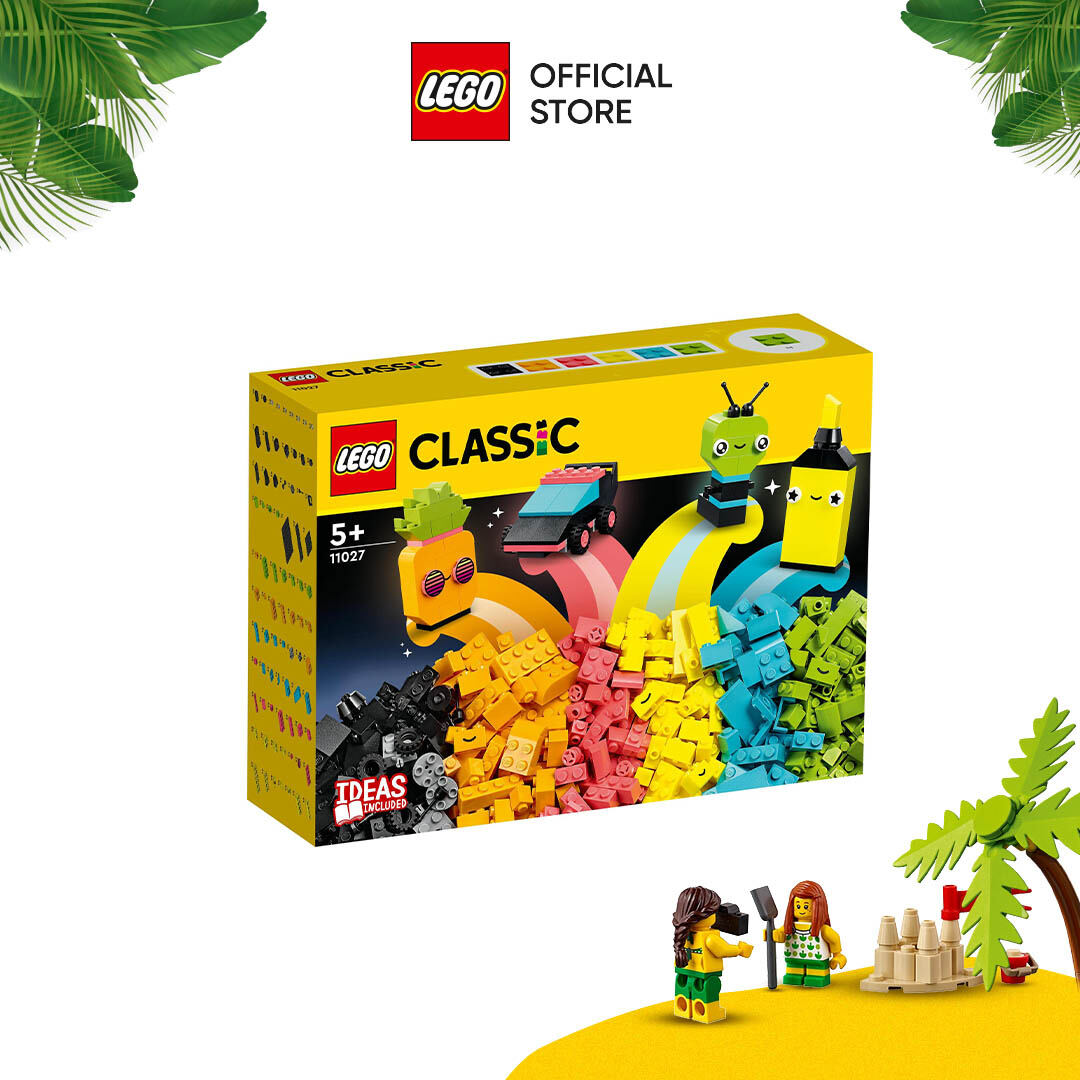 LEGO Classic Creative Neon Colors Fun Brick Box Set 11027