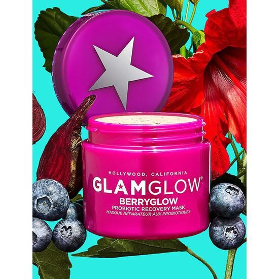 Mặt nạ phục hồi da glamglow berrgyglow™ probiotic recovery mask.