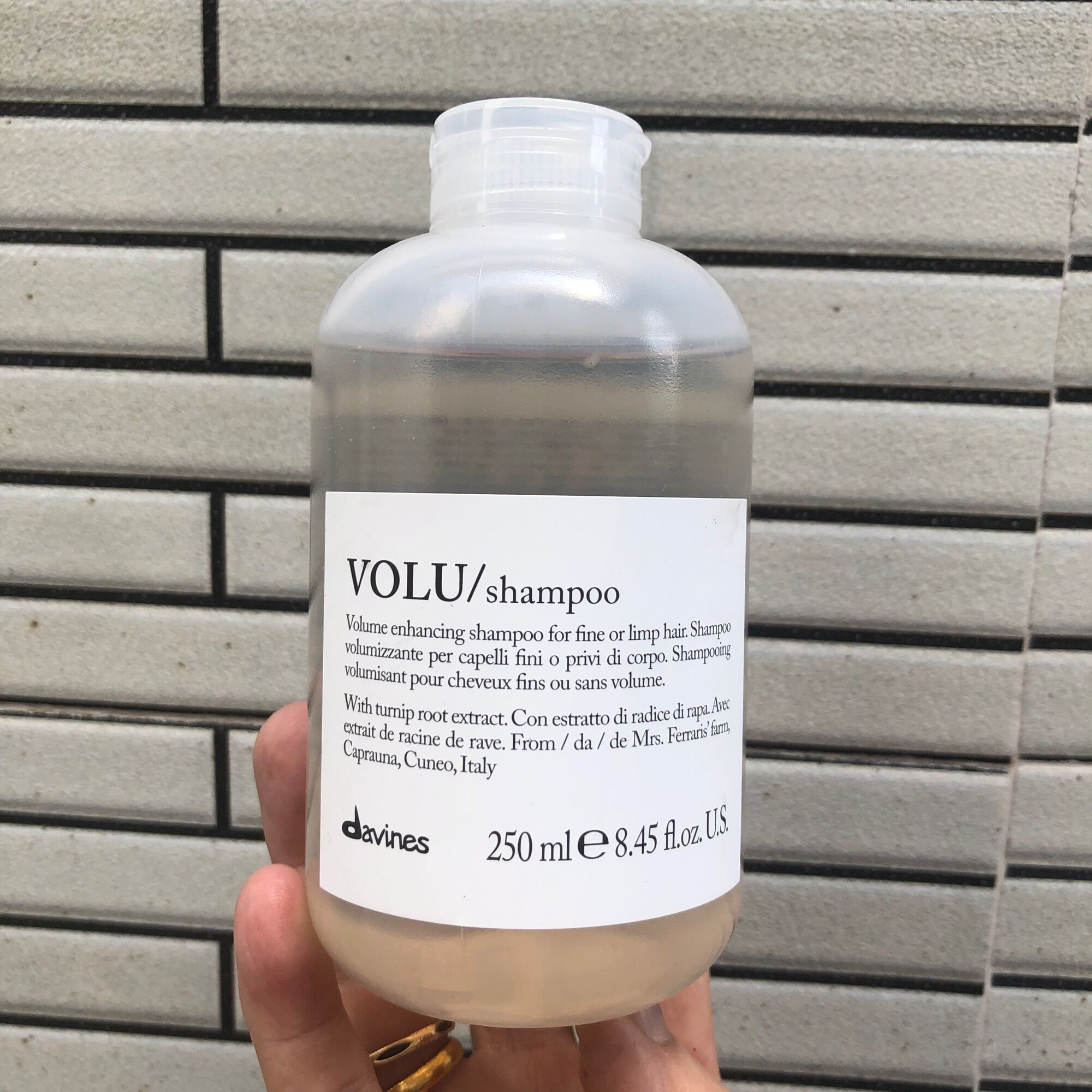 Dầu gội tạo phồng, làm sạch tóc Davines Volu Shampoo 250ml
