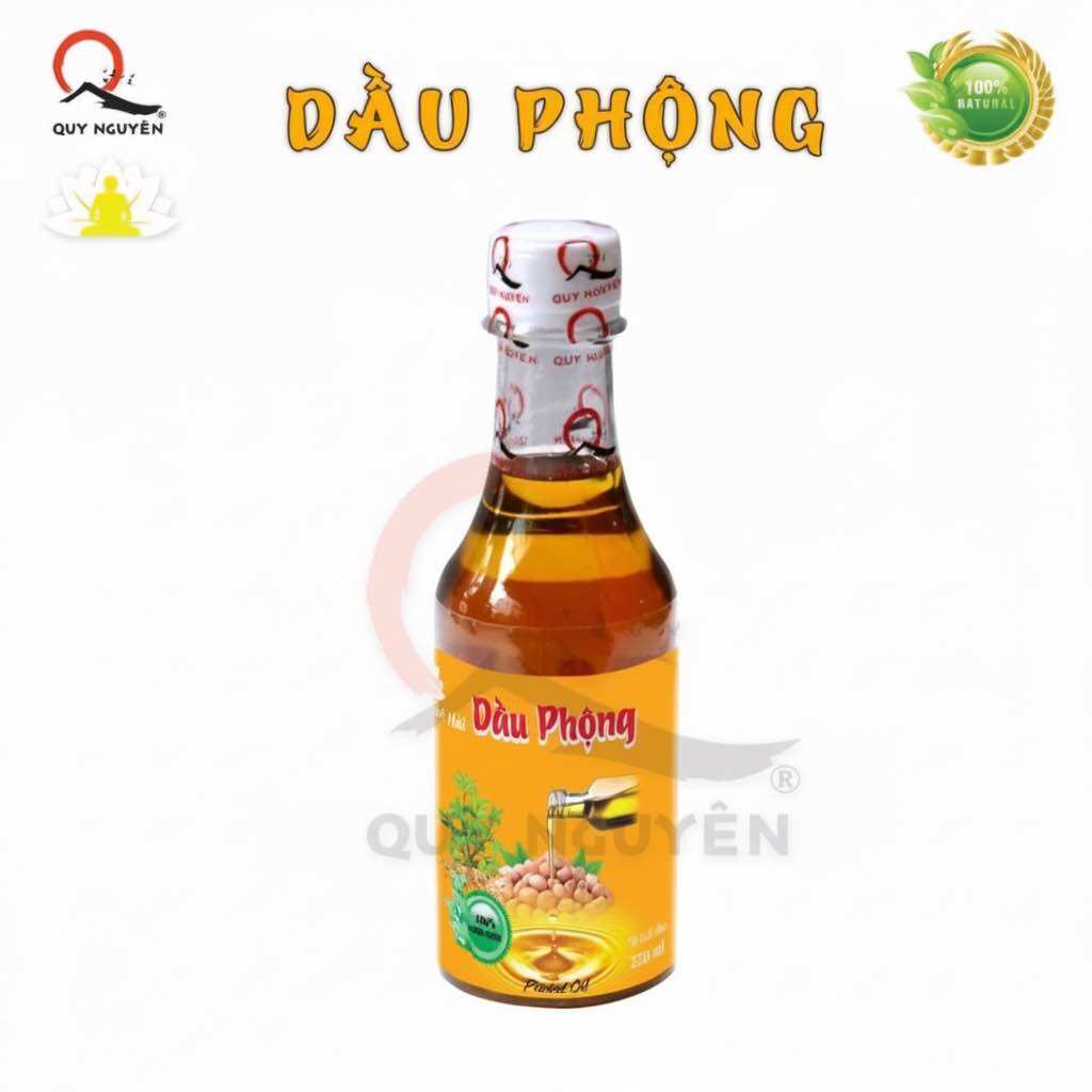 Dầu phộng (DẦU LẠC) Quy Nguyên Thầy Tuệ Hải 1 chai 250ml - CHÙA LONG HƯƠNG