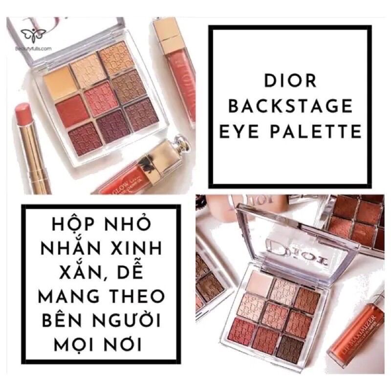 Phấn Mắt Dior Backstage Eye Palette 007 Coral neutrals 9 Ô Màu