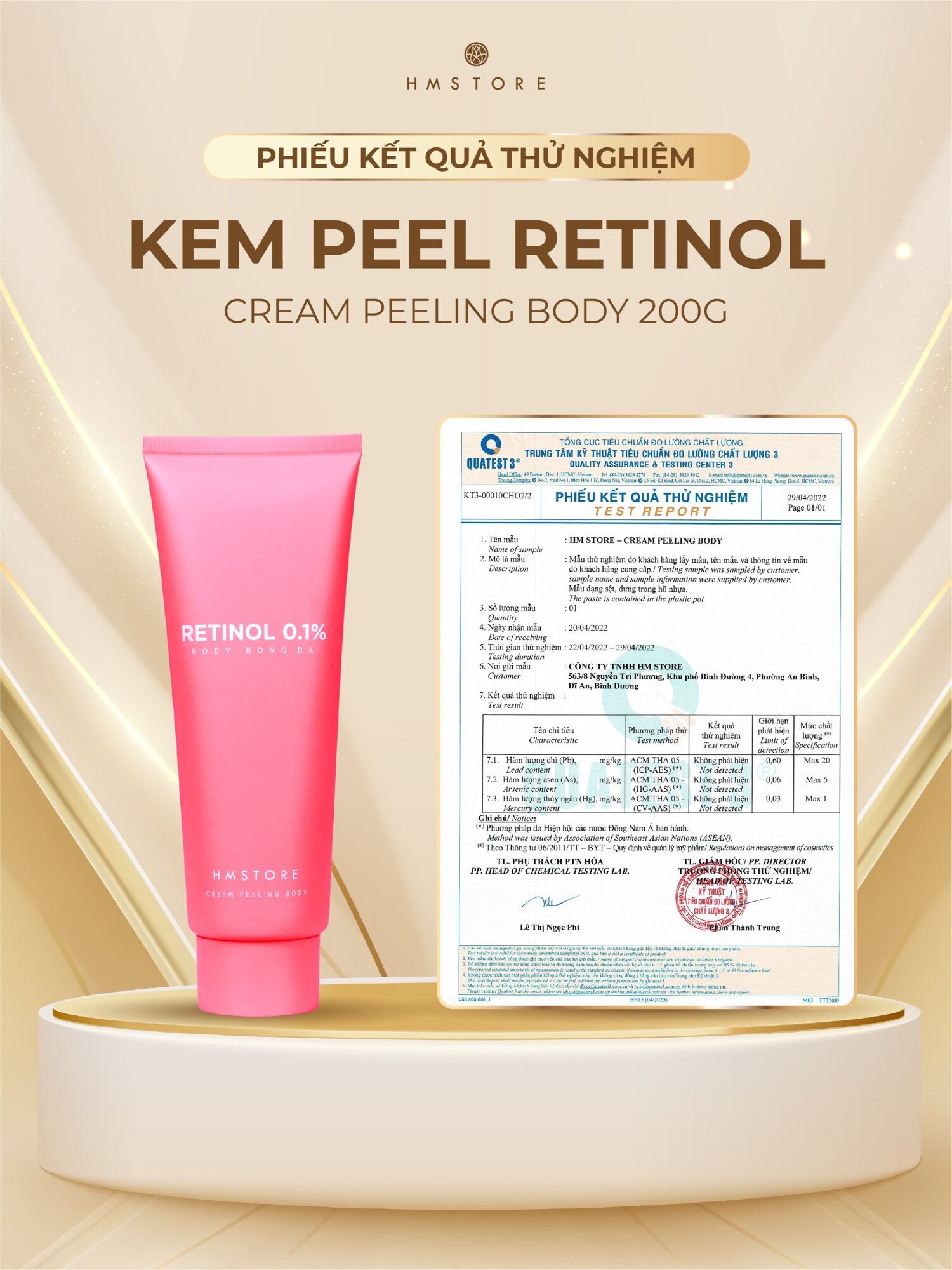 1 TYP KEM DƯỠNG TRẮNG DA RETINOL