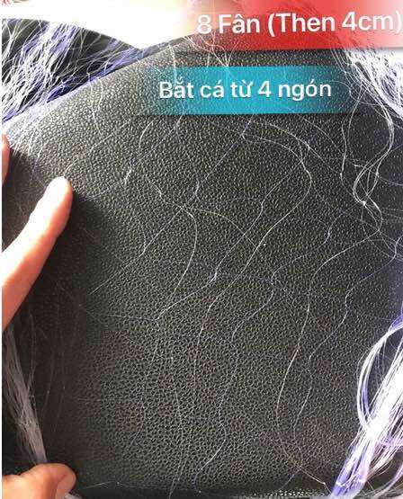 Lưới 3 màn,lưới đánh cá 3 lớp, dài 45-50m lưới đánh bắt cá 3 màn cao 2m, 1m5,1m2,1m, lưới thái lan