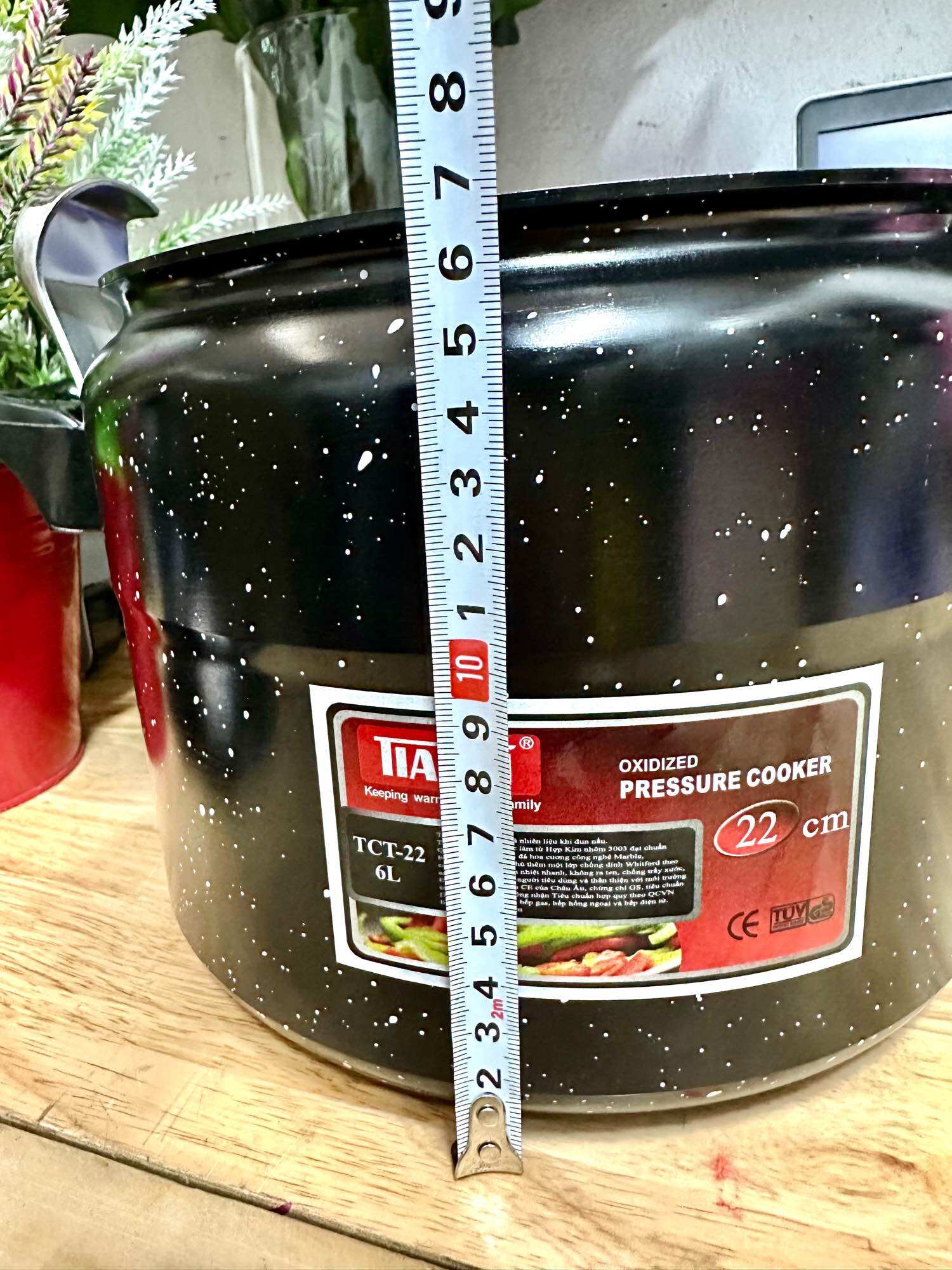 Nồi áp suất Tianxi 6L (dùng được bếp từ)