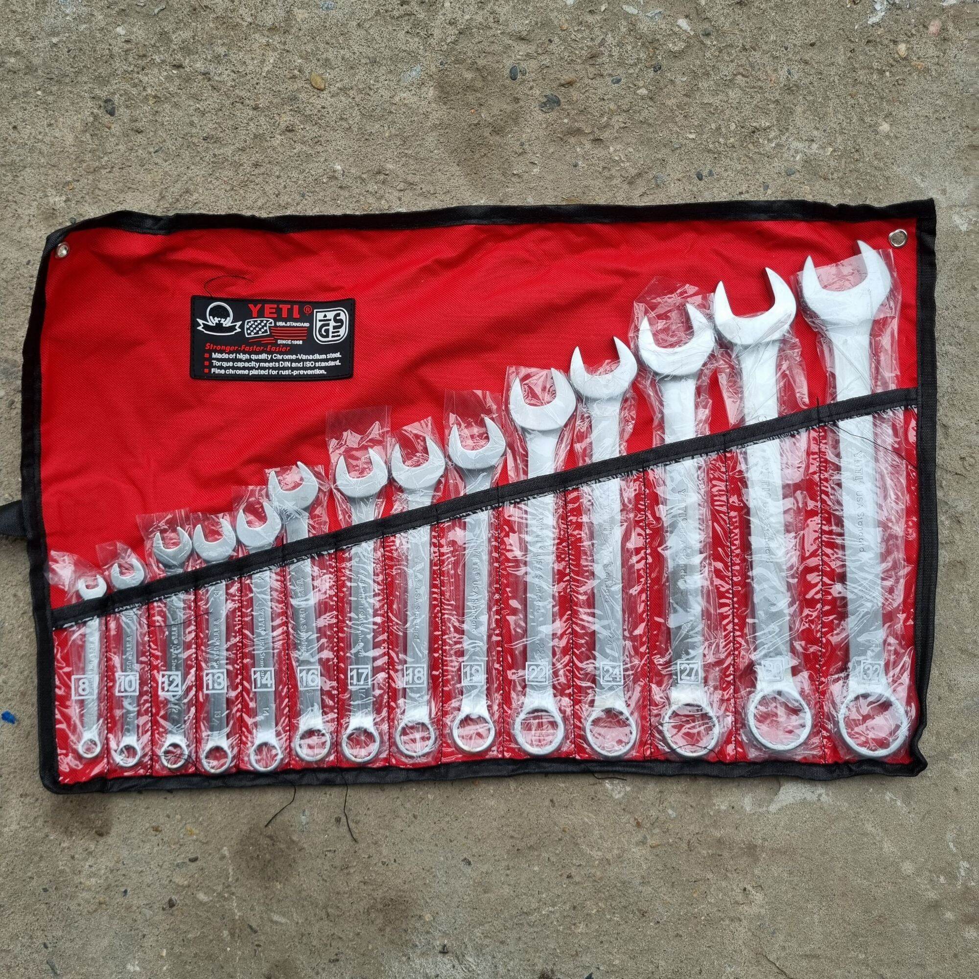 Bộ cờ lê yeti usa 14 chi tiết 8-32