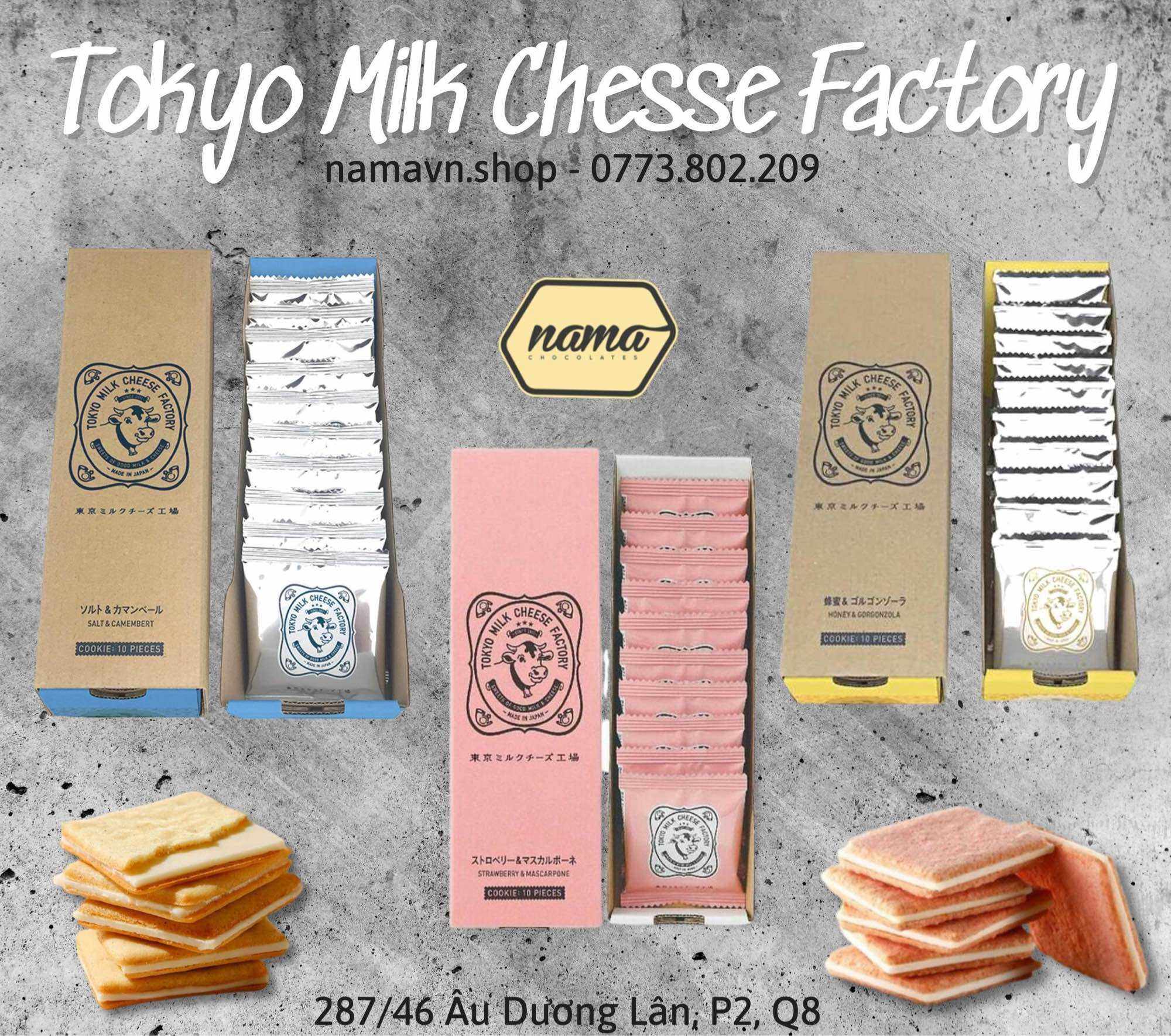 Bánh Tokyo Milk Cheese Factory Nhật Bản (hộp 10 bánh)