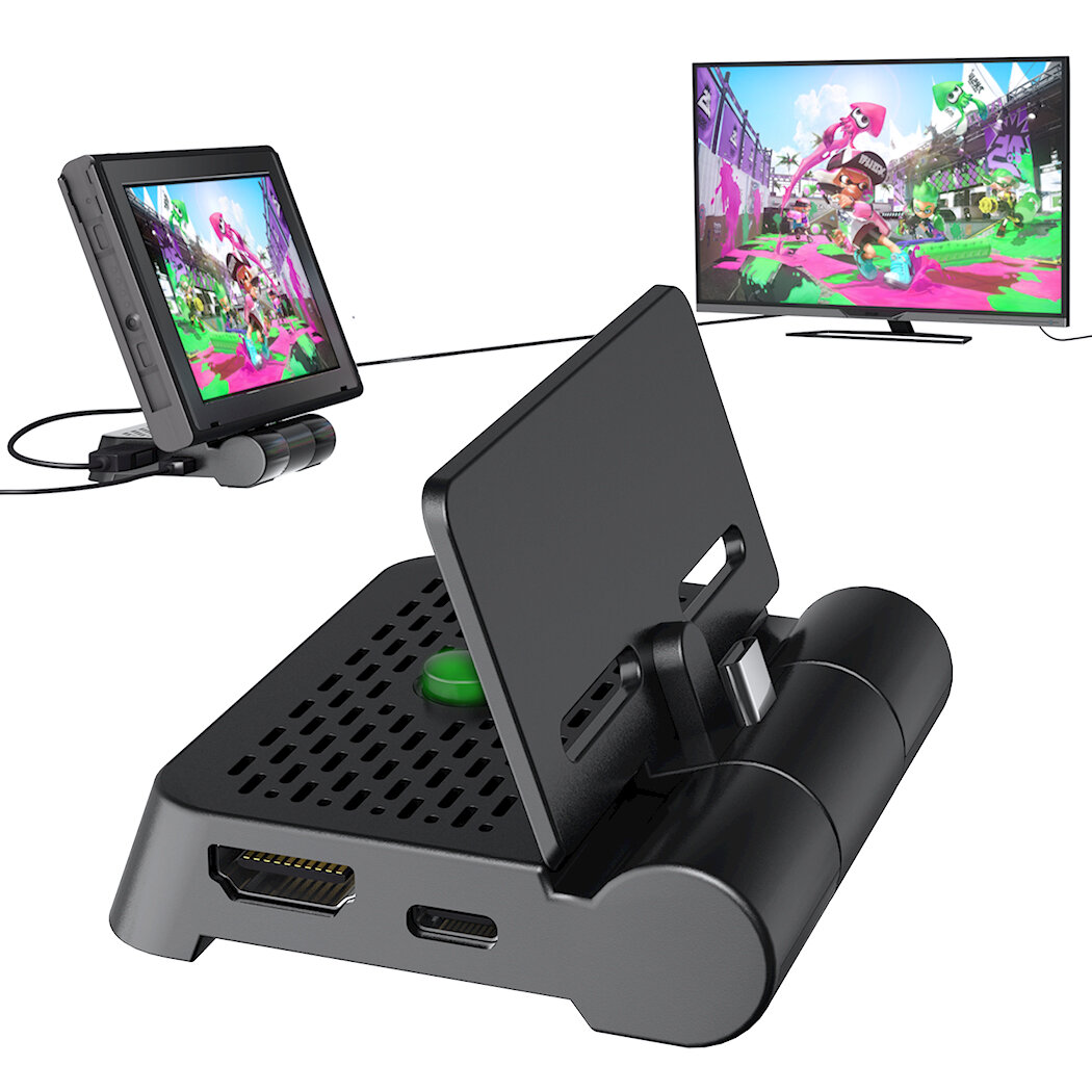 dock xuất hình nintendo switch Oled v1 v2 video output dock hãng Dobe Nintendo Switch
