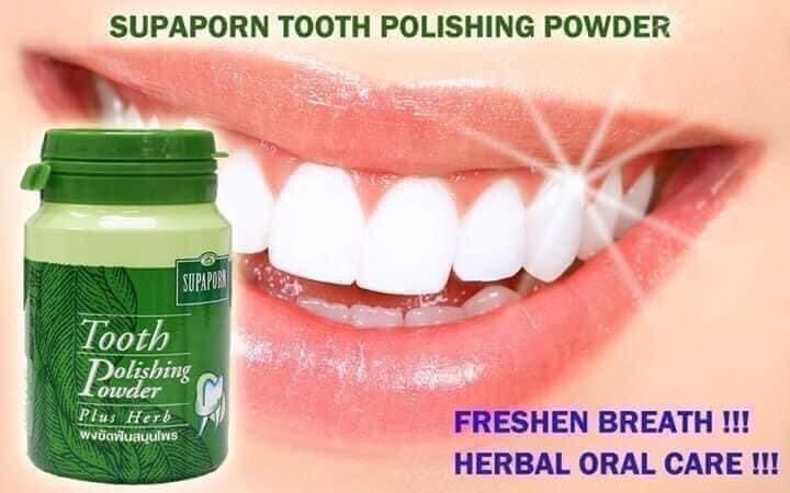 bột tẩy trắng răng supaporn thái lan