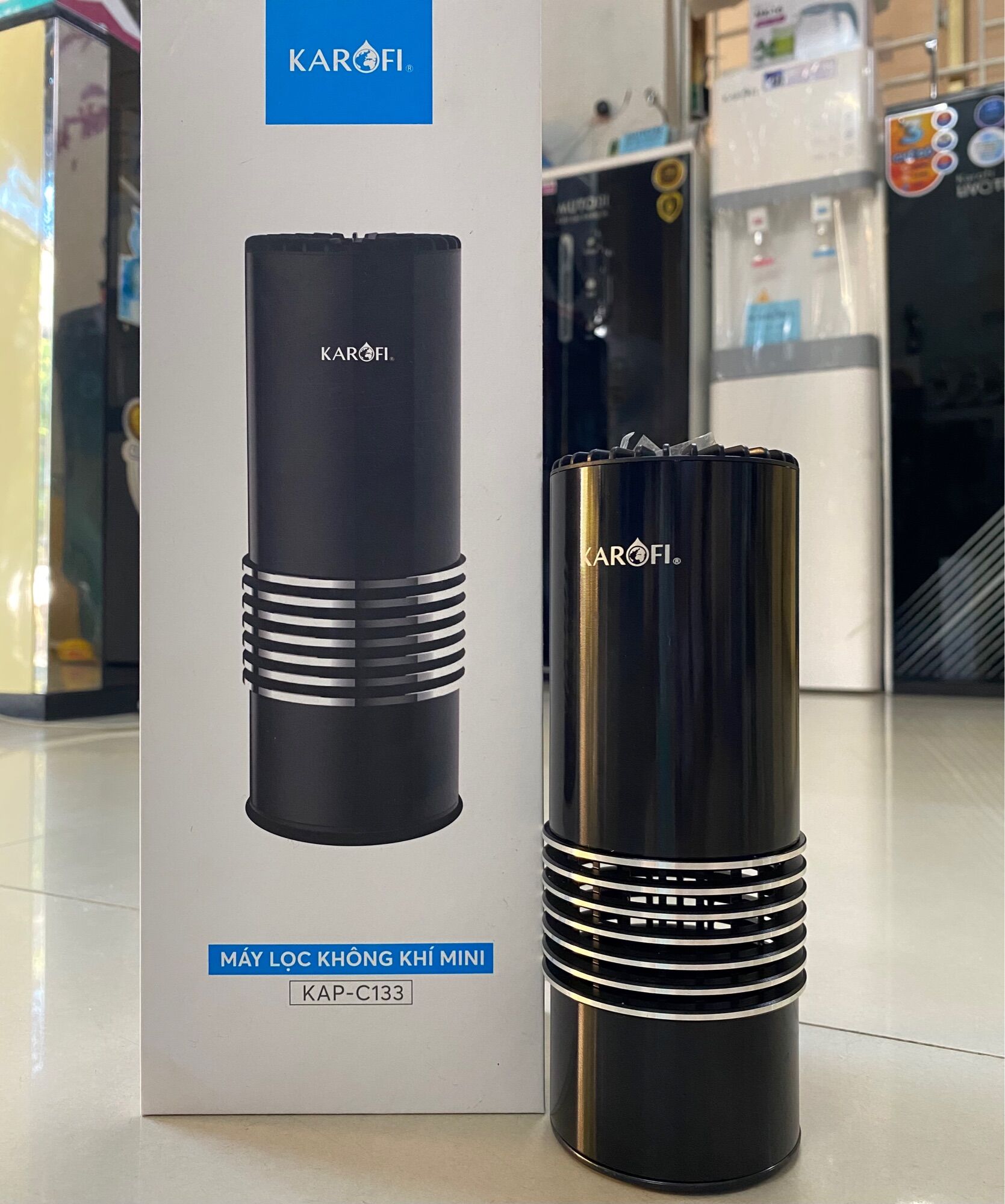 Máy lọc không khí xe ô tô karofi kap-c133