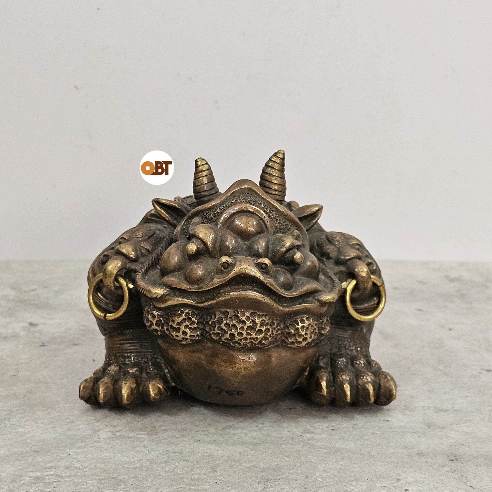Thiềm thừ bằng đồng ( cóc 3 chân ) Chiêu tài Đắc lộc