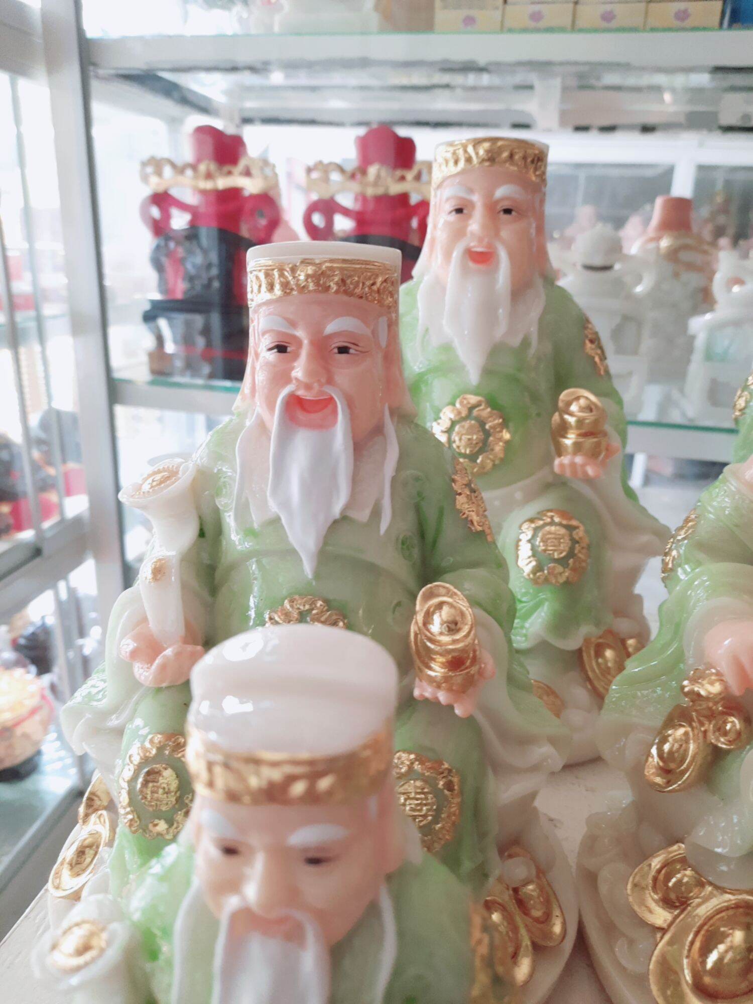 BỘ TƯỢNG ÔNG ĐỊA THẦN TÀI - CAO 15CM