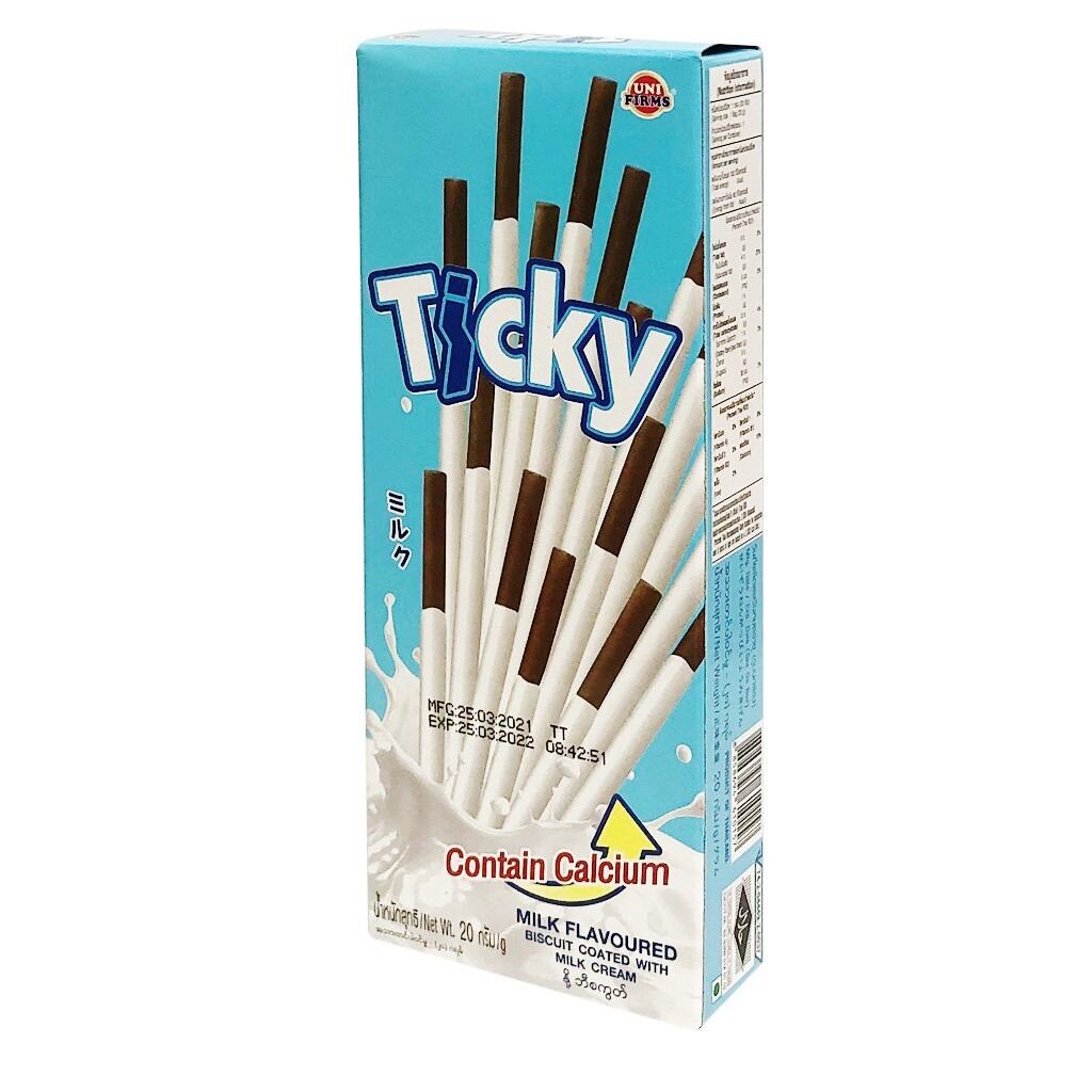 COMBO 4 HỘP BÁNH QUE TICKY PHỦ SOCOLA/DÂU/SỮA(NGẪU NHIÊN)