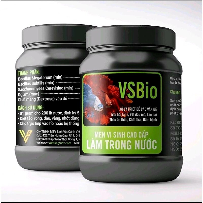 Men vi sinh vs bio - làm trong nước hồ cá - mr fish