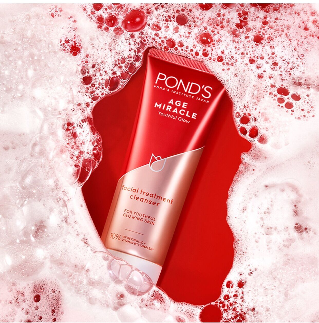 Sữa rửa mặt Pond’s chống lão hoá Age Miracle 100ml
