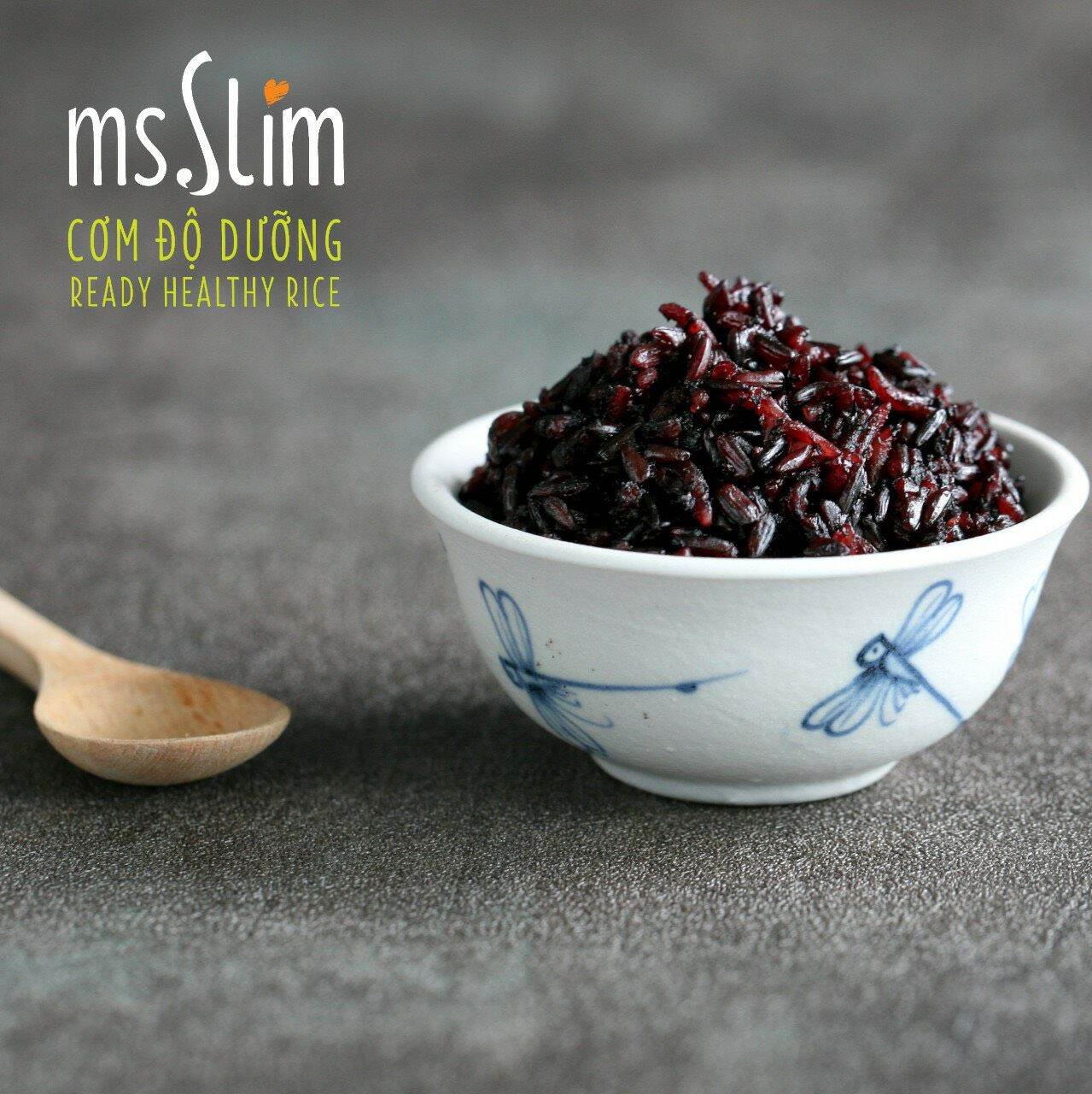 Cơm gạo lứt tím ms.slim