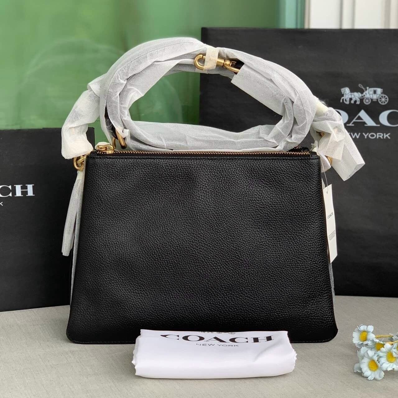 Túi C.OACH - Double Zip công sở sang trọng