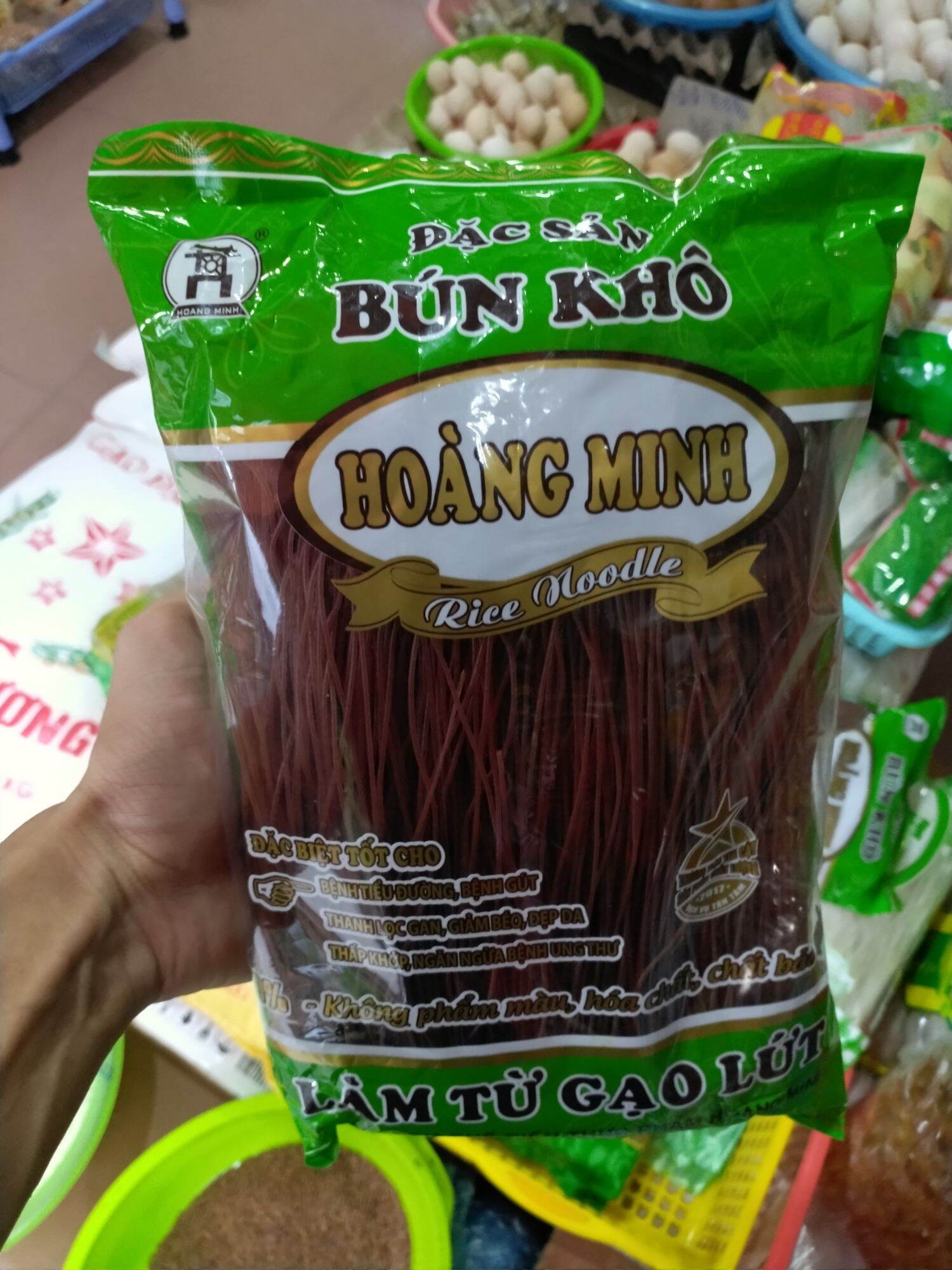 Bún khô gạo lứt Hoàng Minh 500g